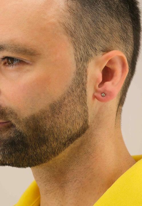 Image du produit Muau Boucles d'oreilles monture à cadre (Or jaune 750/18K)