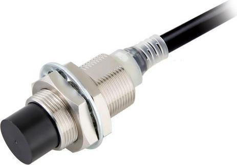 Produktbild Omron Industrial Automation Induktiver Sensor Schliesserkontakt (im Normalzustand geöffn.) 400Hz 24V 14mm IP67 / IP67G Kabel, 2 (Sensor)