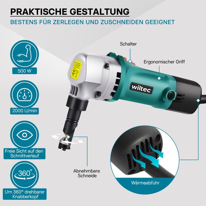 Produktbild Wiltec Blechknabber (2500 mm)