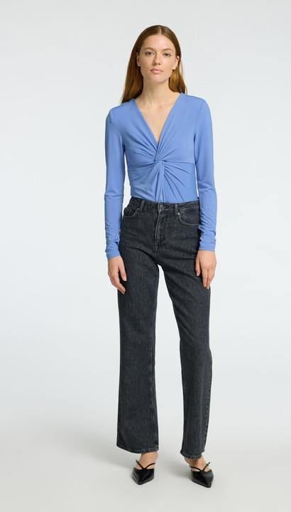 Produktbild Selected Femme Knoten-Effekt Langärmeliger Body (L)