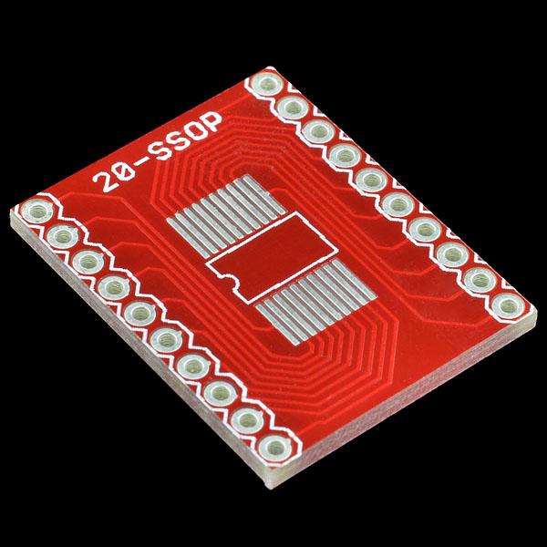 Actual product image SparkFun Adapter SSOP to DIP 20Pin
