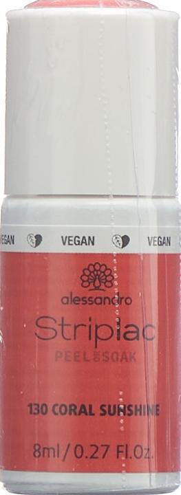 Produktbild Alessandro Striplac Peel or Soak (130 Coral Sunshine, Farblack)