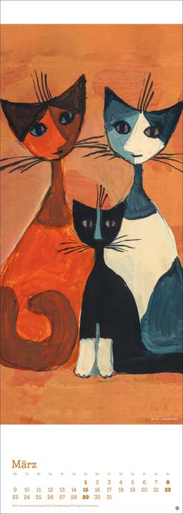 Image du produit Rosina Wachtmeister Vertical Kalender 2026 (24,5 x 69 cm, Allemand)