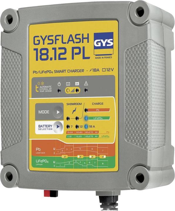 Produktbild GYS GYSFLASH 18.12 PL 026926 Automatikladegerät 12 V 18 A (12V, 18 A)