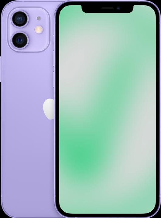 Image du produit Revendo iPhone 12 (64 Go, Purple, 6.10", 12 Mpx, SIM + eSIM, A / Comme neuf)