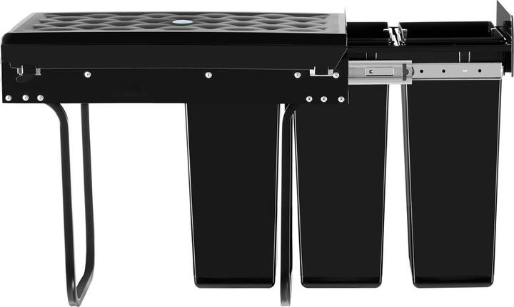 Image du produit tectake Abfallsammler Ashlyn, 3-fach Trennung, 30L, Teleskopschienen (30 l)