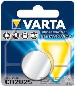 Immagine prodotto Varta Elettronica CR2025 (2 pz., CR2025, 165 mAh)