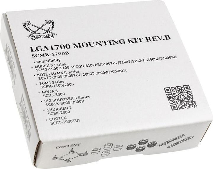 Actual product image Scythe LGA1700 Mounting Kit SCMK-1700B