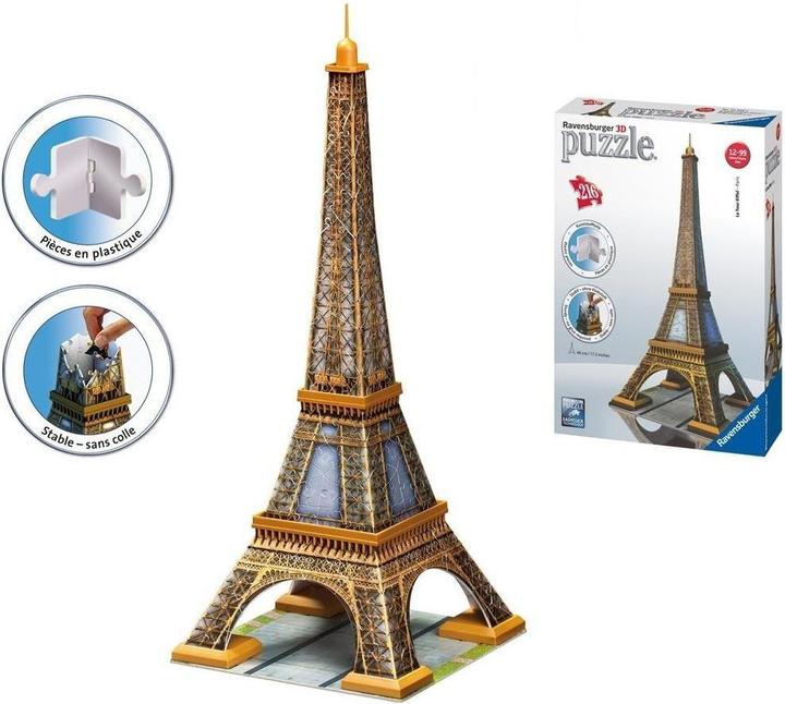 Produktbild Ravensburger 3D Eiffelturm (216 Teile)