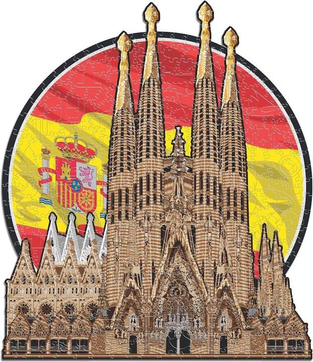 Produktbild Iconic Sagrada Familia - Monument Holz Puzzle Grösse L (500 Teile) (500 Teile)