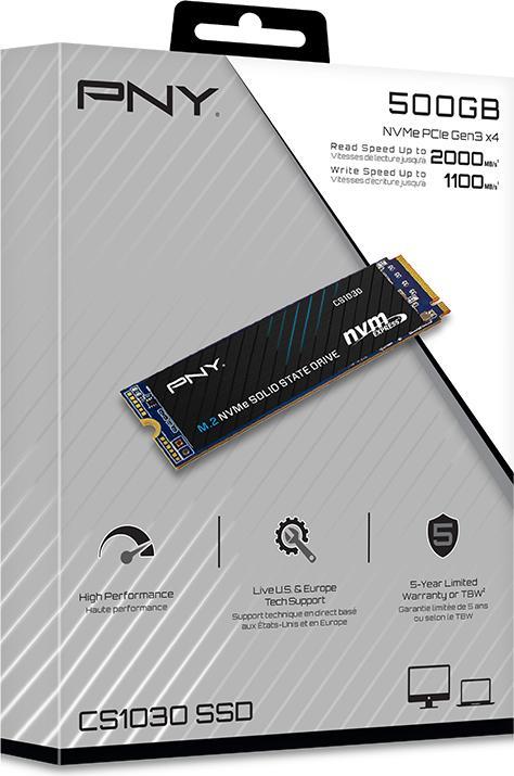 Immagine prodotto PNY CS1030 (500 GB, M.2 2280)