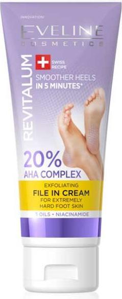 Eveline Revitallum Exfoliating Cream Grater For Extremely Dry Foot Skin 75Ml (Fussbad, 75 ml)