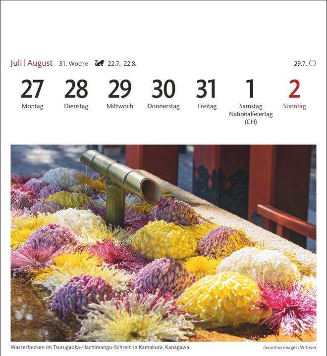 Image du produit Harenberg Japan Sehnsuchtskalender 2026 - Wochenkalender mit 53 Postkarten (Couverture rigide, Allemand)