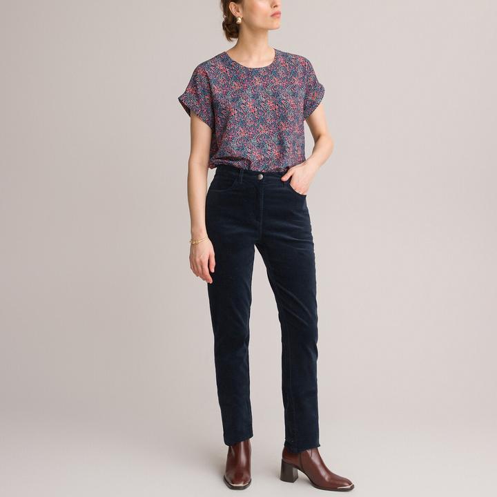 Actual product image Anne Weyburn Corduroy trousers with stretch (50)