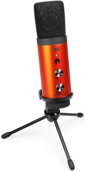 Image du produit ESI Audiotechnik Microphone à condensateur cosMik uCast avec logiciel inclus