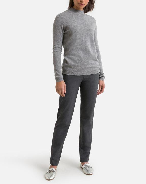 Actual product image Anne Weyburn Stand-up collar jumper (42)