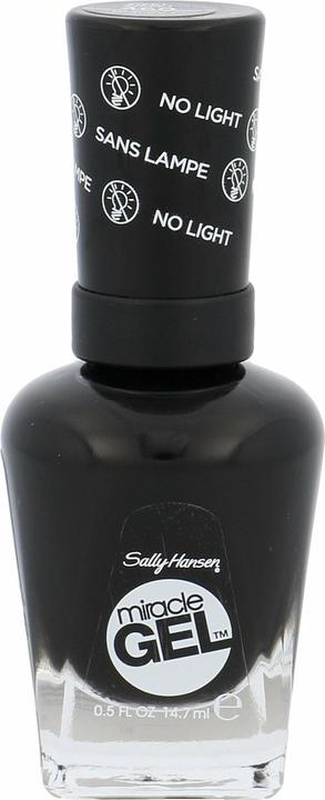 Sally Hansen Miracle Gel - Onyx Pected 460 (460 Blacky O, Gel-Effekt Nagellack)