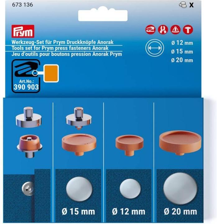 Produktbild Prym Werkzeug-Set für Druckknöpfe Anorak