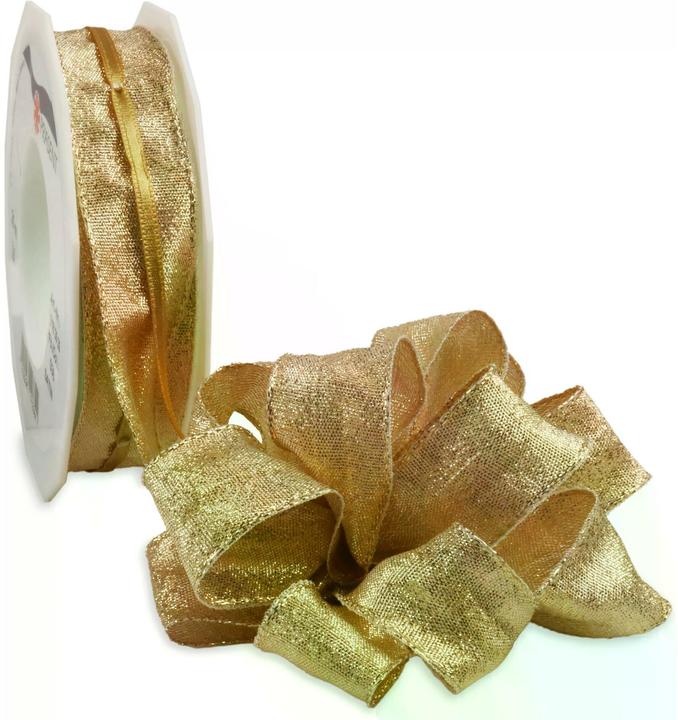 Immagine prodotto Pattberg Nastro regalo Astoria con cordoncino 25 mm x 20 m, oro (Nastro da regalo, 1 x)