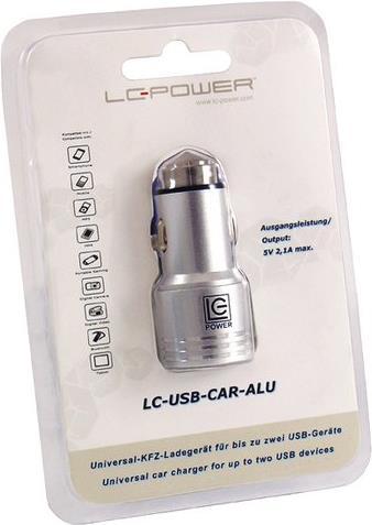 Produktbild LC-Power Car Charger LC-USB-CAR, 2-Port