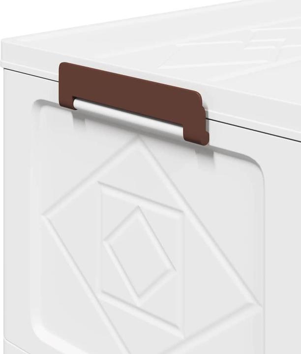 Image du produit VidaXL Boîte de rangement sur roulettes Empilable 2 étages 75 L 65 x 40 x 76cm (65 x 40 x 76 cm, 75 l)