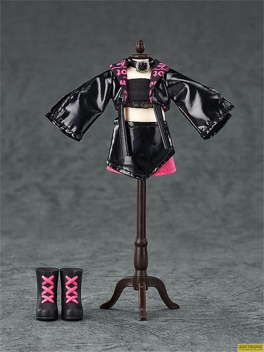 Actual product image Good Smile Company Original Character Accessories for Nendoroid Doll Figures Outfit Set: Idol Outfit - Girl (Rose Red)
