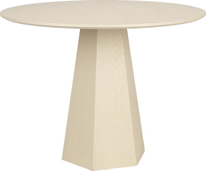 Actual product image Zuiver Pilar Table Brown Rice (100 x 100 x 76 cm)
