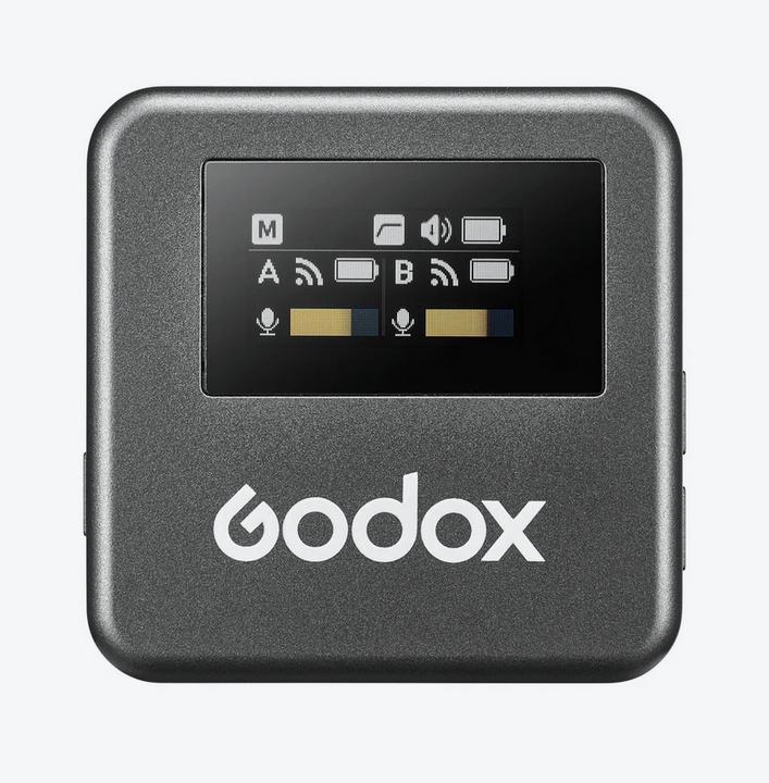Produktbild Godox 2,4 GHz Zweikanal-Drahtlosmikrofonsystem mit Kugelcharakteristik
