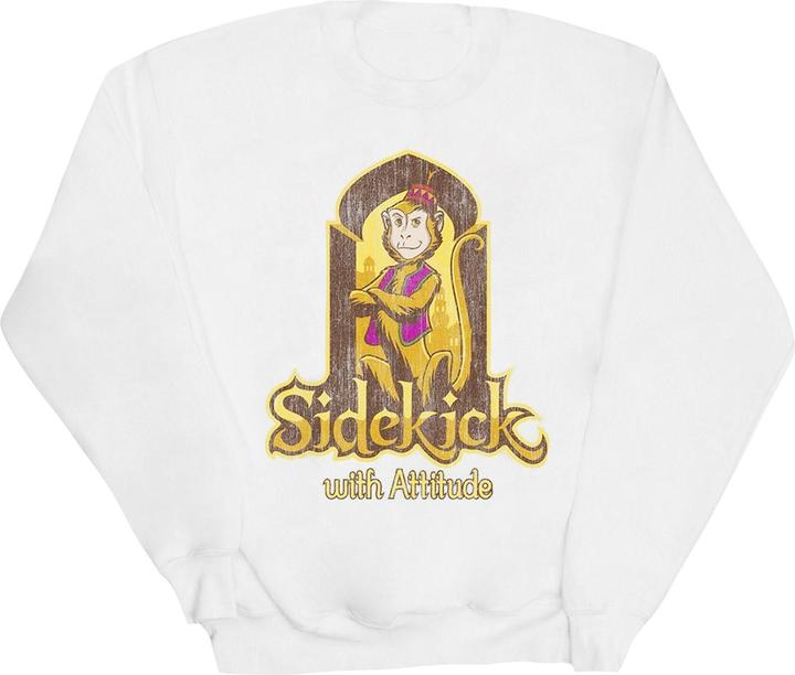 Disney Mädchen Aladdin Film Abu Sidekick mit Attitude Sweatshirt (140, 146)