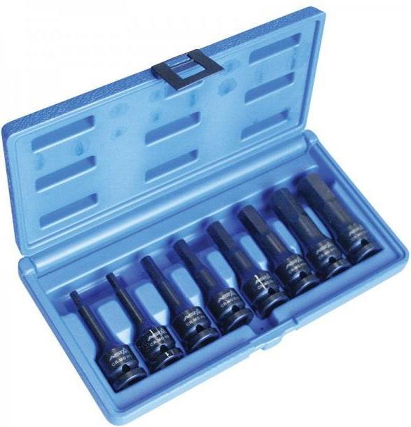 Produktbild ASTAL Innensechskant Schlagschraubernüsse 1/2" SW 5-19 mm Steckschlüssel Satz für Innensechskant Schrauben (1/2")