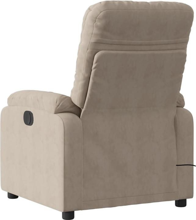 Produktbild VidaXL Massagesessel Taupe Mikrofasergewebe,Farbe: Taupe,Material