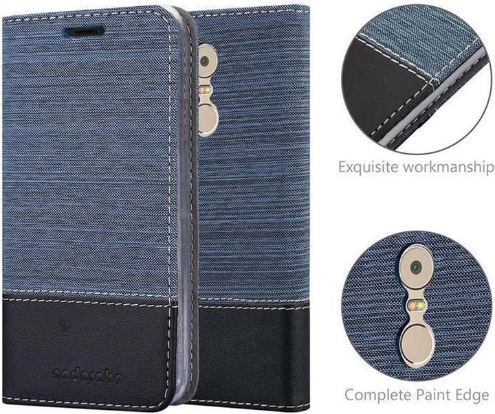 Actual product image Cadorabo Book Jeans Optics Cover (Lenovo K6 Note)