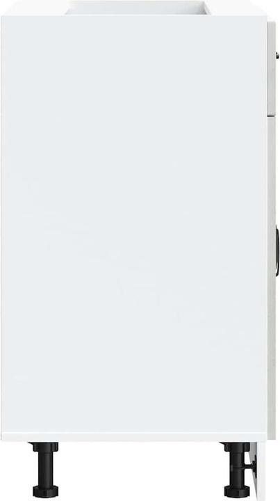 Image du produit VidaXL Élément bas de cuisine Kalmar Gris béton Bois composite Élément bas d'évier (80 x 46 x 81.5 cm)