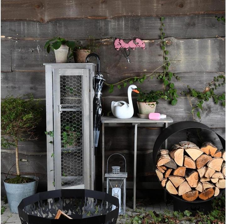 Produktbild Esschert Design Schirm Wald Schwarz/Transparent