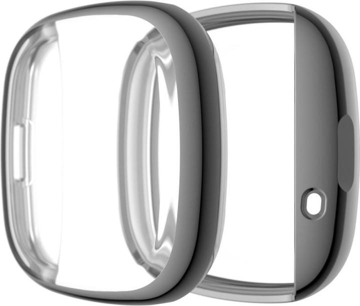 Cover-Discount Fitbit Versa 3 / Sense - Rubber Protection Case grey