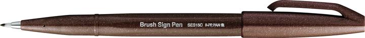 Immagine prodotto Pentel Penna a pennello per insegne (Marrone scuro, 1 x)