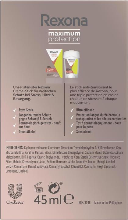 Image du produit Rexona Protection maximale (Crème, 45 ml)