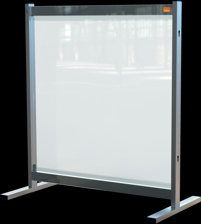 Produktbild Nobo Schreibtischtrennwand PVC Folie 77 cm x 86 cm (77 x 86 cm)