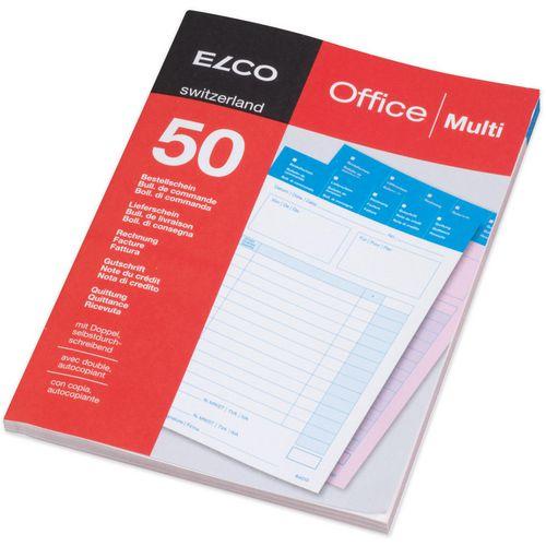 Produktbild Elco Durchschreibeblock Universal A5 4-sprachig 50Blatt (100 x)