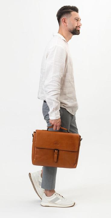 Actual product image Farmhood Memphis briefcase leather 39 cm