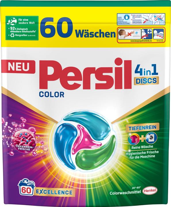 Persil Kapseln Color Discs (60 Waschgänge, Waschpods)