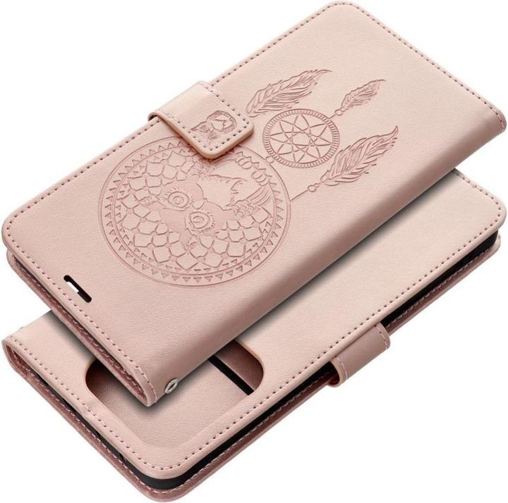 Produktbild OEM Back panel cover MEZZO Book case for XIAOMI Redmi Note 14 5G dreamcatcher rose gold (Xiaomi Redmi Note 14 5G)