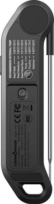 Actual product image ThermoMaven F1 Stealt handheld thermometer