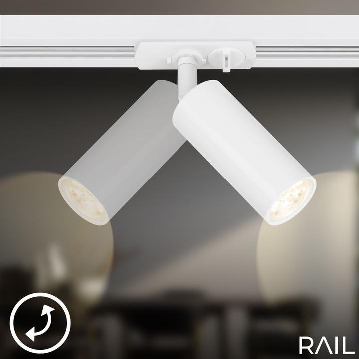 Produktbild Briloner 0 HV-Stromschienensystem - LED Spot, Weiss, 1xLED/4,5W