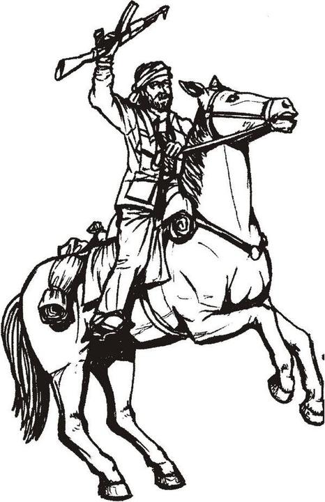 Produktbild CMK Taliban mounted warrior (1figure+horse)