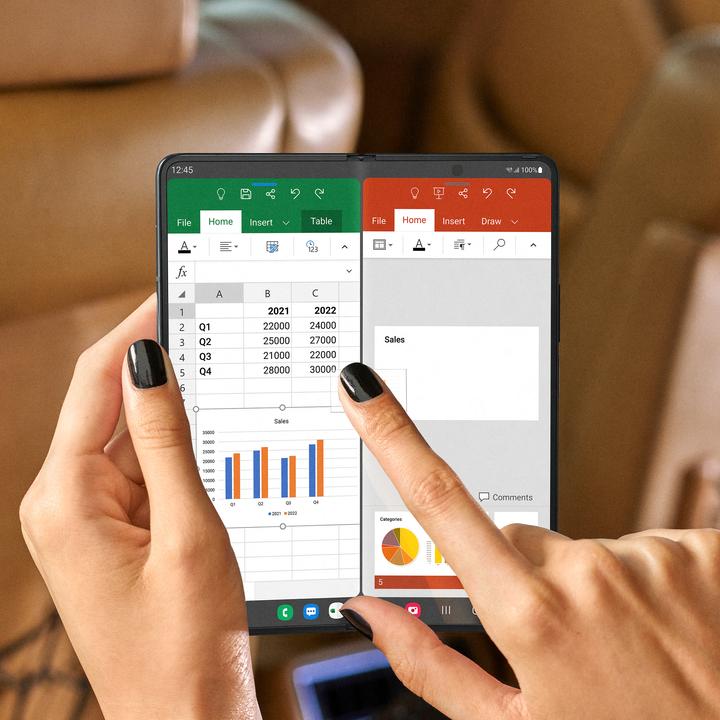 Immagine prodotto Samsung Galaxy Z Fold4 (256 GB, Beige, 7.60", SIM + eSIM, 50 Mpx, 5G)
