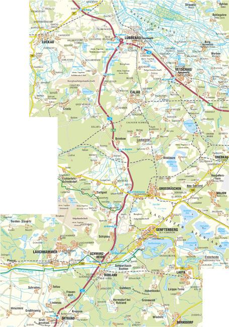 Produktbild Landkreis Oberspreewald-Lausitz 1 : 50 000