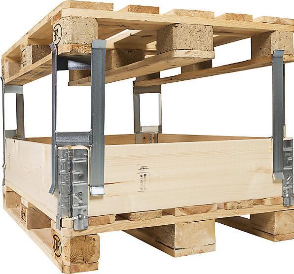 Produktbild Valdemar Krog Distanzhalter, VE 4 Stk, für Aufsatzrahmen zu Palette, 250 mm lichte Höhe
