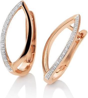 Breuning OHRSCHMUCK - BRILL. 0,09 Ct. H/si (585, - Gold)