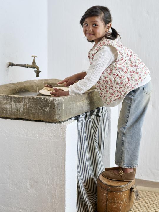 Produktbild Vertbaudet Mädchen Wende-Weste mit Teddyfleece und Recycling-Polyester (146)